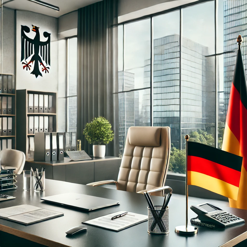 Grafika obrazująca zakładanie firmy w Niemczech przez nasza kancelarie