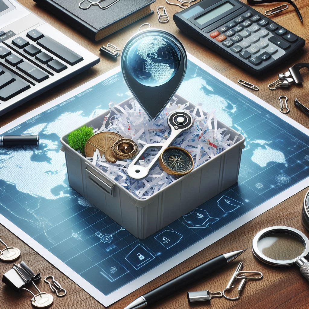 Grafika przedstawiająca zarządzanie danymi